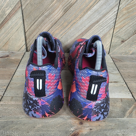 NOBULL Journey Womens Athletic Running Shoes Size 8 Black Pink Floral Print - Picture 5 of 9